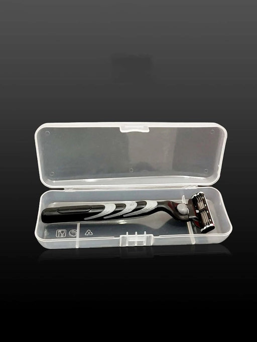 1 caja de almacenamiento transparente para maquinillas de afeitar - Quierox - Tienda Online