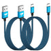 1 Micro B cable de carga para Samsung Galaxy, LG, Motorola, PS4 - Azul - Quierox - Tienda Online