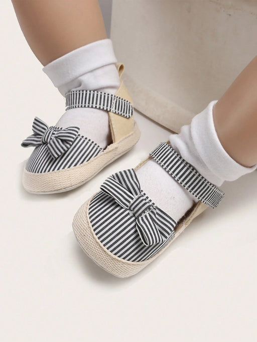 1 par de sandalias con tiras decorativas con lazo para niñas pequeñas, verano - Quierox - Tienda Online