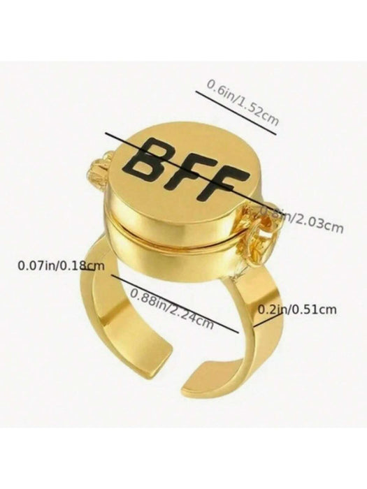 1 Pieza de anillo BBF para mejores amigos - Quierox - Tienda Online