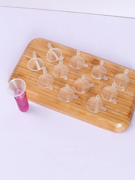 12 mini transparent small funnels to pack perfume tools - Quierox - Tienda Online