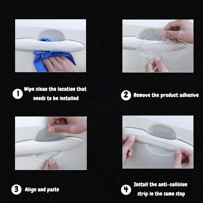 14 protectores contra rayones para manijas de puertas de automóviles - Quierox - Tienda Online