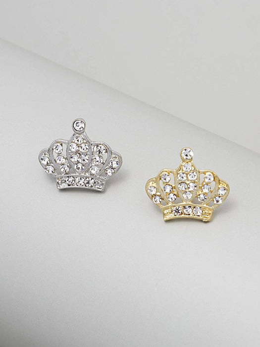 2 piezas broche con diseño de corona con diamante de imitación - Quierox - Tienda Online