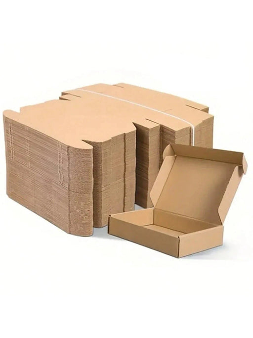 20 cajas de envío para artículos pequeños, cartón corrugado marrón con tapa, para envíos postales - Quierox - Tienda Online