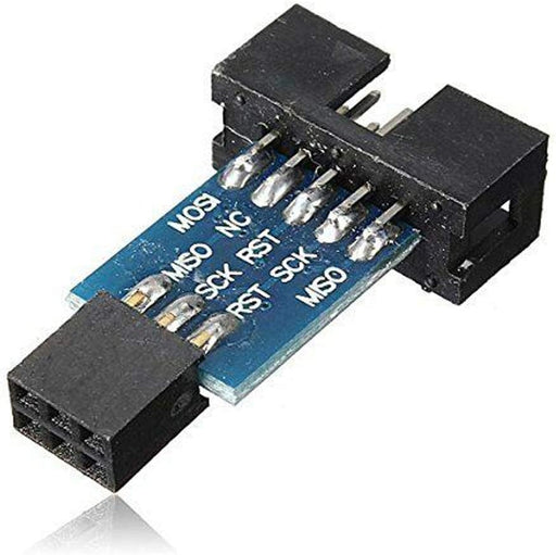 2pcs 10 Pin Convertir a Estándar 6 Pin Adaptador Junta F ATMEL AVRISP USBASP STK500 CF - Quierox - Tienda Online