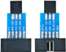 2pcs 10 Pin Convertir a Estándar 6 Pin Adaptador Junta F ATMEL AVRISP USBASP STK500 CF - Quierox - Tienda Online