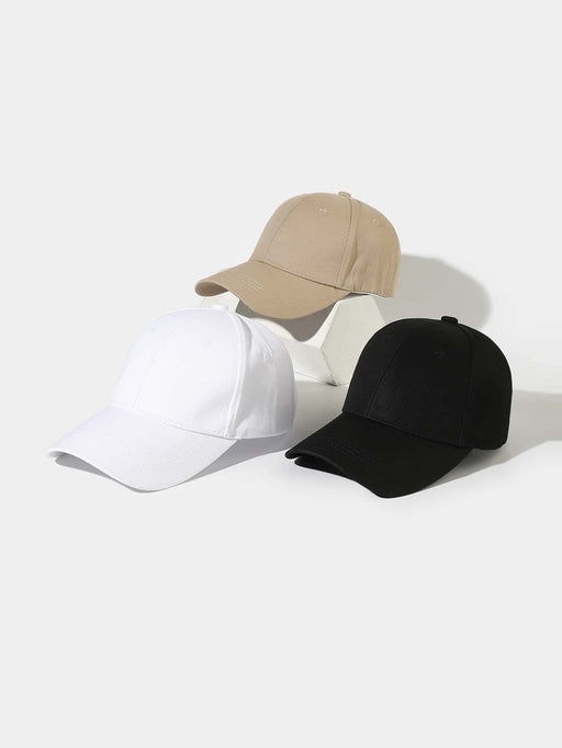 3 piezas Gorra de béisbol minimalista casual para hombre - Quierox - Tienda Online