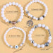 4pcs/Set Pulsera De Árbol De La Vida Boho Con Cuentas - Quierox - Tienda Online