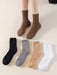 5 pares de calcetines lisos y peludos - Quierox - Tienda Online