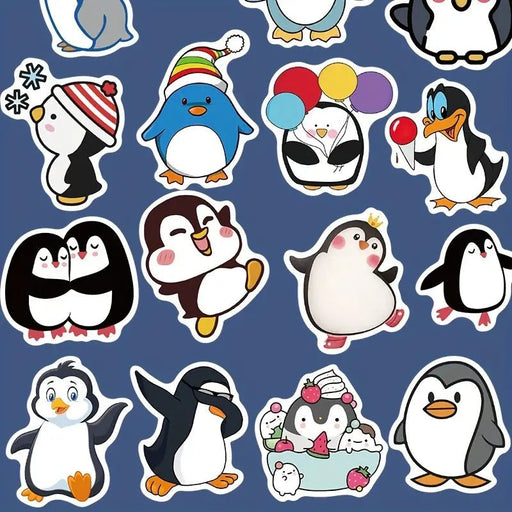 50 Uds. De Pegatinas De Animales Pingüino - Quierox - Tienda Online