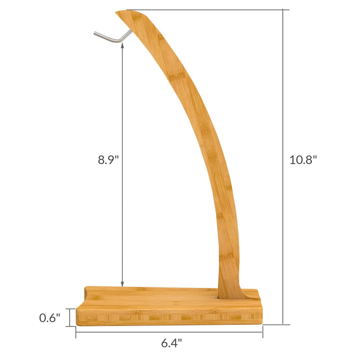 Soporte de bambú para colgar plátanos