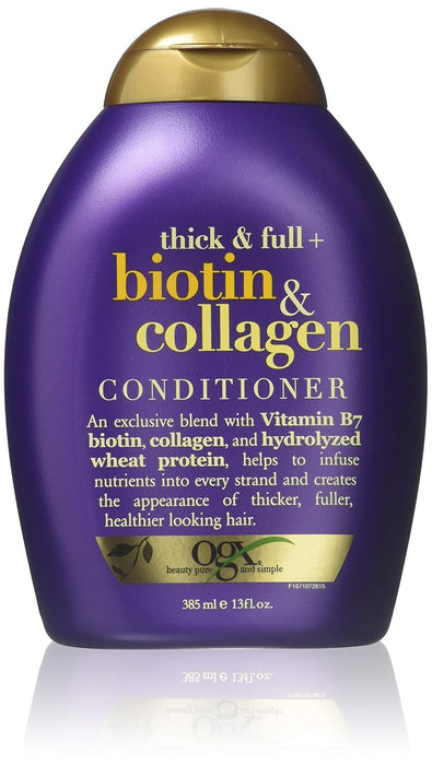 Acondicionador OGX Thick & Full con biotina y colágeno, 13 onzas - Quierox - Tienda Online