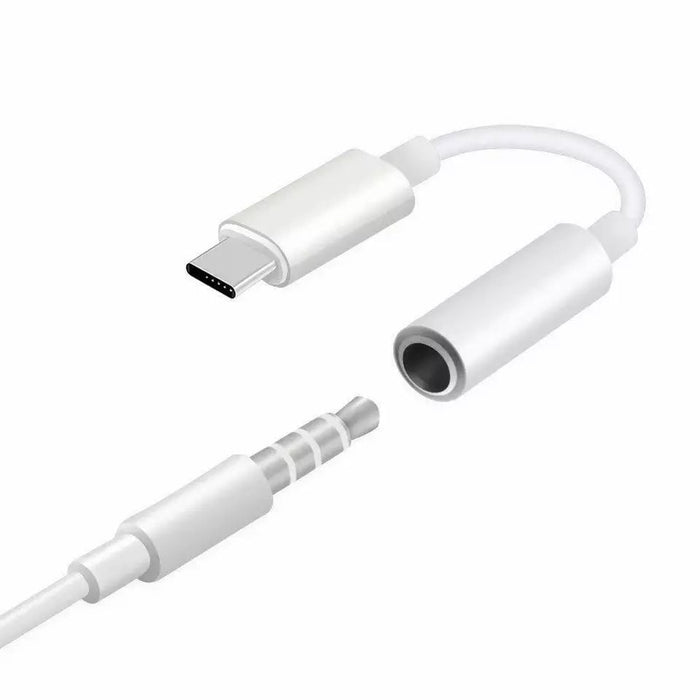 Adaptador de conector de auriculares auxiliar de audio USB tipo C a 3,5 mm - Quierox - Tienda Online