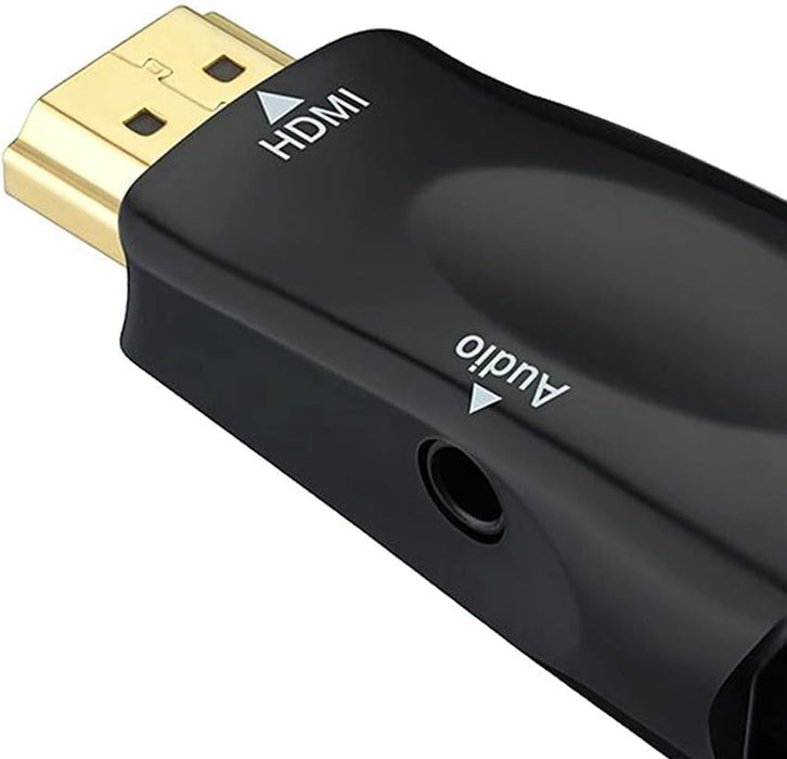 Adaptador HDMI a VGA con puerto de audio de 0.138 in - Quierox - Tienda Online