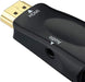 Adaptador HDMI a VGA con puerto de audio de 0.138 in - Quierox - Tienda Online