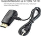 Adaptador HDMI a VGA con puerto de audio de 0.138 in - Quierox - Tienda Online