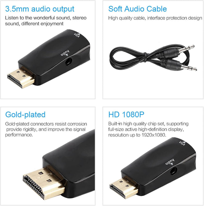 Adaptador Honio PCB a VGA, a VGA, para computadora portátil, cámara digital - Quierox - Tienda Online