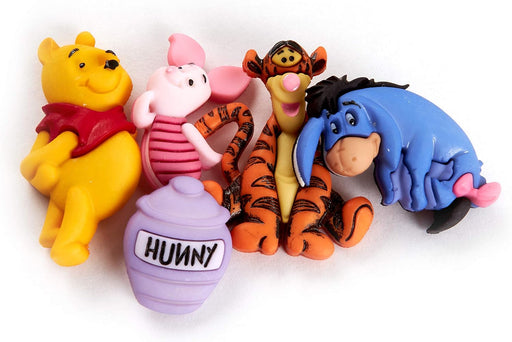 Adornos de botones de Disney, Winnie The Pooh, pequeño, mediano, grande - Quierox - Tienda Online