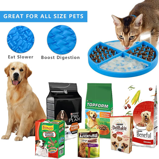 Alfombrilla para perro y gato, alimentacion lenta, alivio de la ansiedad - Quierox - Tienda Online