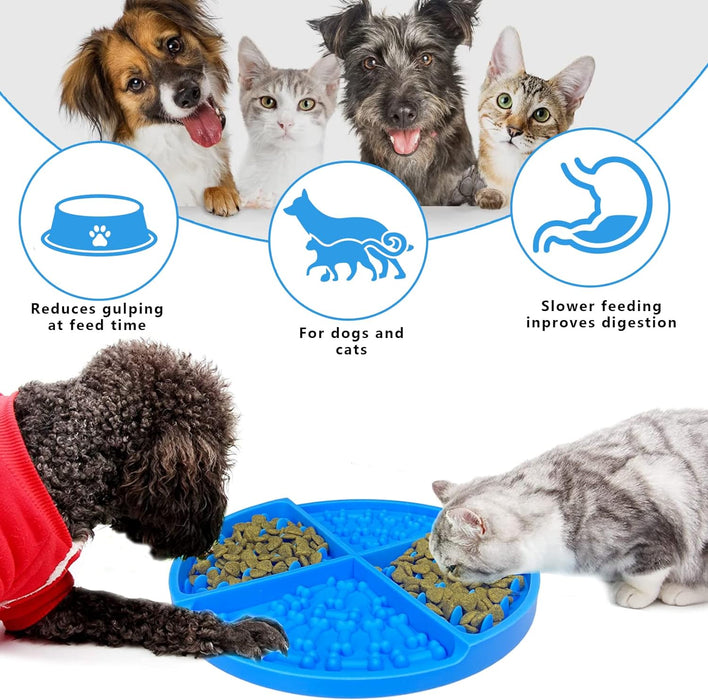 Alfombrilla para perro y gato, alimentacion lenta, alivio de la ansiedad - Quierox - Tienda Online