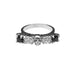 Anillo Con Forma De Calavera De Zirconia De Obsidiana - Quierox - Tienda Online