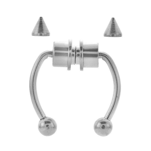 Aros para tabique nasal, anillos de acero inoxidable con imán para nariz, piercing de imán - Quierox - Tienda Online