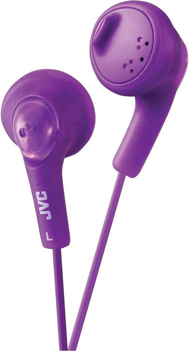 Auriculares JVC HA - F160 Gumy Violeta Uva - Quierox - Tienda Online