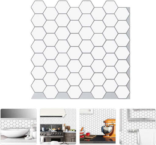 Azulejos de pared 3D con forma de panal de abeja para decoración del hogar - Quierox - Tienda Online