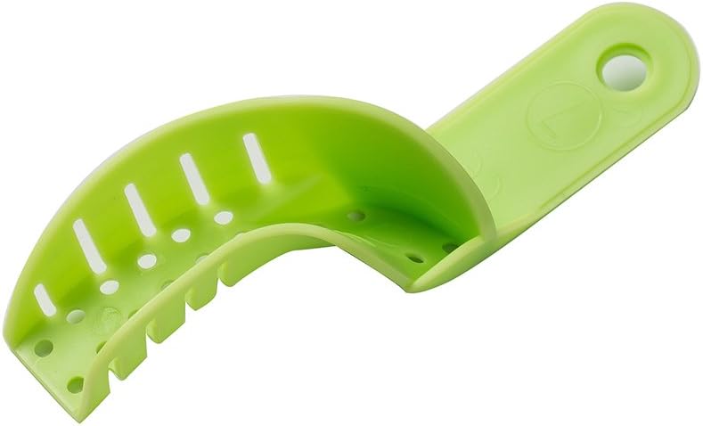 Bandejas de impresión dental perforadas genéricas, juego de 10 bandejas (verde) - Quierox - Tienda Online