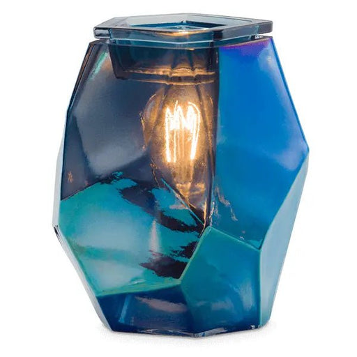 Barra de cera de hielo de cristal perfumada con vidrio iridiscente azul cálido - Quierox - Tienda Online