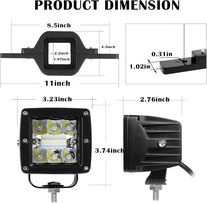 Barra de luz LED de enganche de remolque para camiones - Quierox - Tienda Online