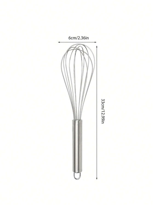 Batidor De Huevo Manual De Acero Inoxidable De 10 Pulgadas - Quierox - Tienda Online