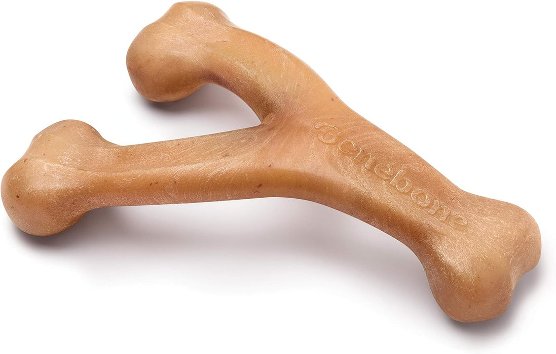 Benebone Wishbone - Juguete masticable duradero para perros con masticadores agresivos, pollo real, gigante - Quierox - Tienda Online