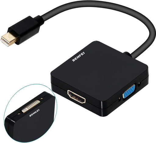 BENFEI Adaptador Mini DisplayPort a HDMI VGA DVI 4K - Quierox - Tienda Online