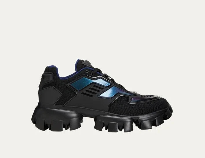 PRADA Zapatillas gruesas metalizadas Cloudbust Thunder para hombre