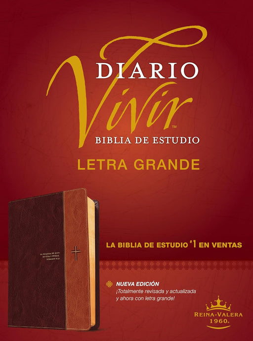Biblia de estudio del diario vivir RVR60, letra grande - Quierox - Tienda Online