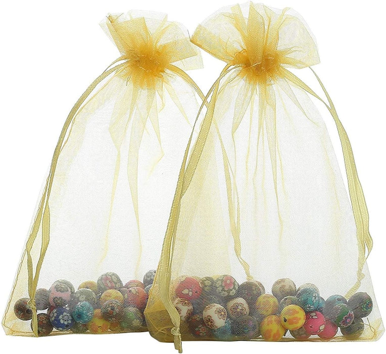 Bolsas de Organza transparente, bolsas con cordón para joyería o dulces - Quierox - Tienda Online