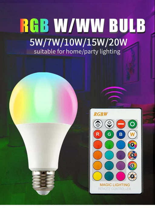 Bombilla Led De Control Remoto L0H5 - Quierox - Tienda Online