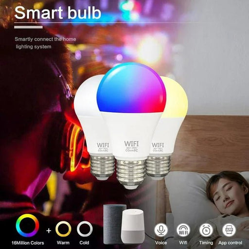 Bombilla LED inteligente con E27 Multicolor - Quierox - Tienda Online