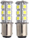 Bombilla LED superbrillante GRV Ba15d 1142 1076 18 - 5050SMD CA/CC 12 V - 24 V, luz blanca - Quierox - Tienda Online