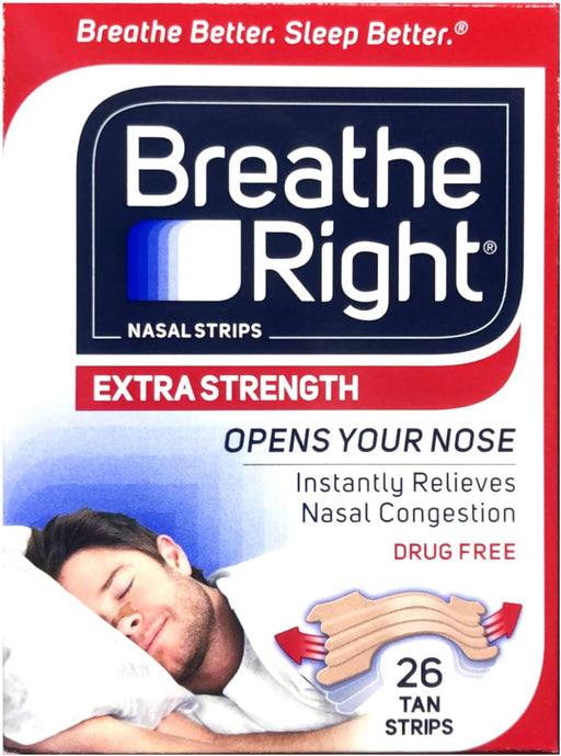 Breathe Right Tiras nasales extra fuertes-26 ct. - Quierox - Tienda Online