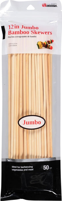 Brocheta de bambú Jumbo 50 unidades - Quierox - Tienda Online