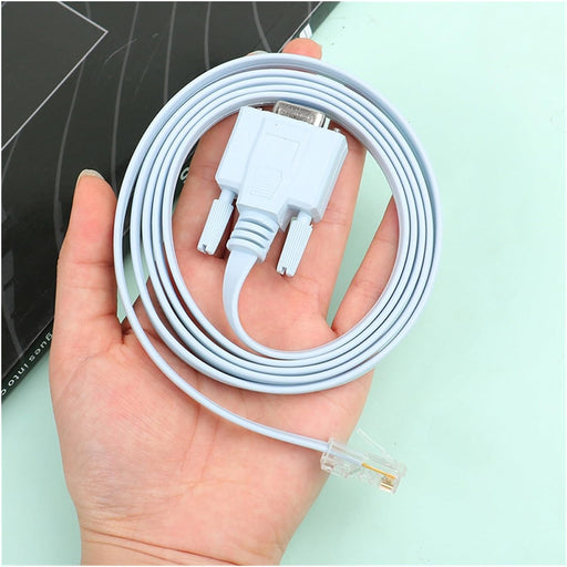 Cable de consola RJ45 Cat5 Ethernet a Rs232 DB9 puerto COM Serial Hembra - Quierox - Tienda Online