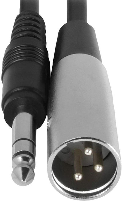 Cable de interconexión Livewire Essential 1/4" TRS a XLR macho 5 pies Negro - Quierox - Tienda Online