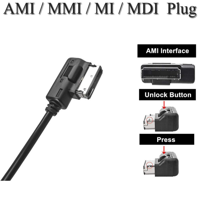 Cable de interfaz de música AMI para MMI 2G 3G - Quierox - Tienda Online