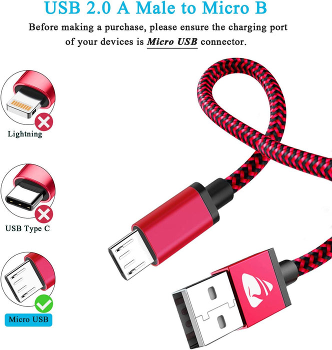 Cable micro USB Aioneus, cable de carga rápida para Android - Quierox - Tienda Online