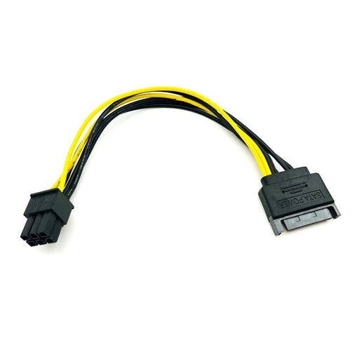 CABLE TARJETA DE POTENCIA SATA 15PIN A 6PIN PCI PCI APRESS - Quierox - Tienda Online