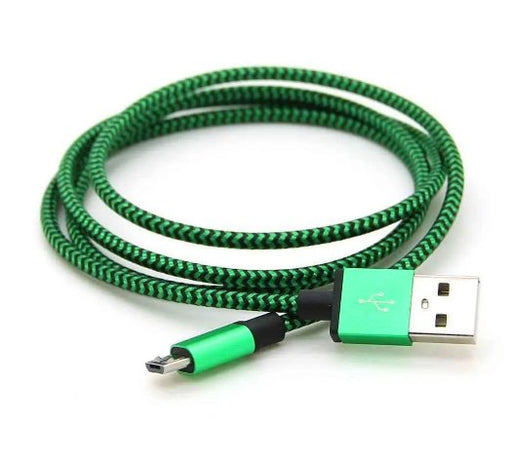 Cable usb micro de tela serpentina de aluminio - Quierox - Tienda Online