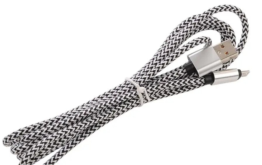 Cable USB trenzado cubierto de nailon para móvil - Quierox - Tienda Online