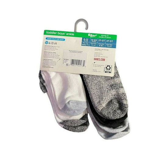 Calcetines tobilleros para niños pequeños Hanes, paquete de 6 - Quierox - Tienda Online